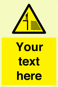 Custom Deep Water Sign